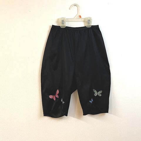 Vintage,50s,VANITY,FAIR,Butterfly,Pettipants,Panties,Small,1950s, vintage, panties, petti-panties, pettipants, pettipanties, Vanity Fair, black, butterflies, pillow tab, gift, Pretty Sweet Vintage