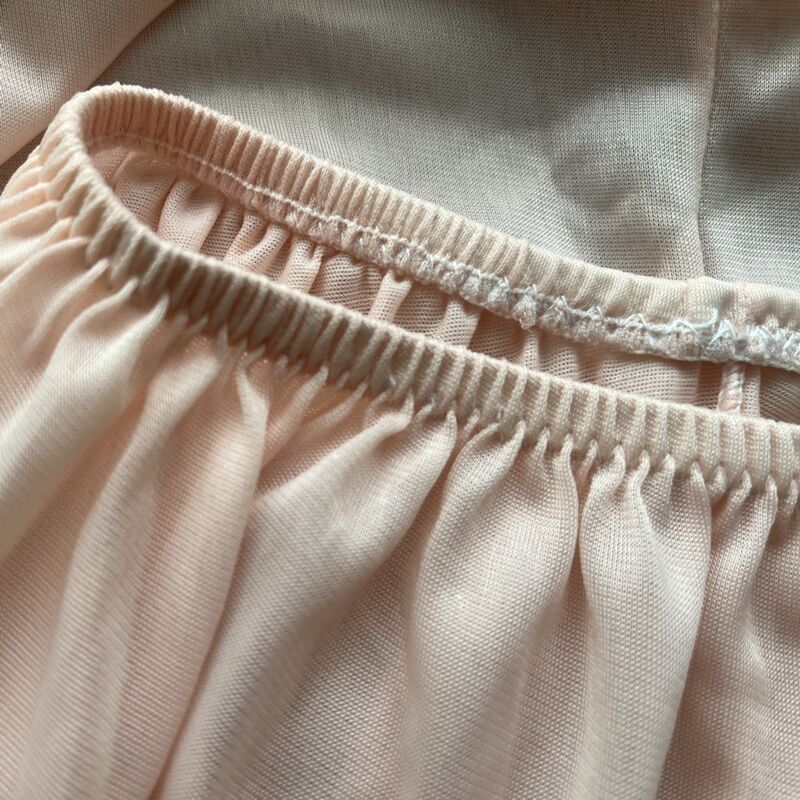 60s Vintage Sheer Peach PANTY SLIP PANTIES   L/XLg - product image  