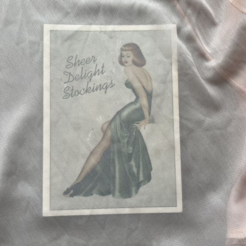 60s Vintage Sheer Peach PANTY SLIP PANTIES   L/XLg - product image  