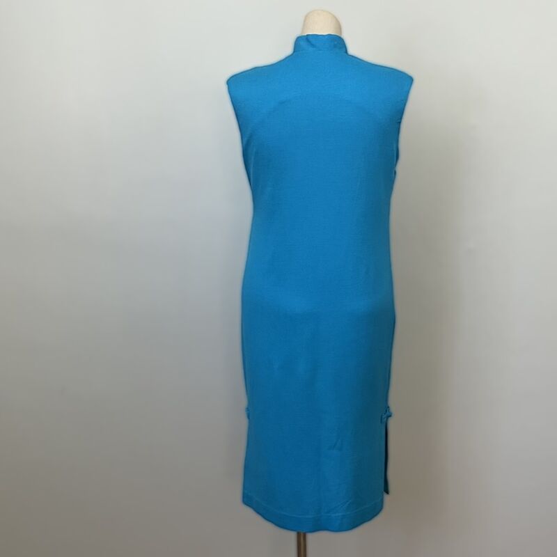 60s Painted Bamboo Sheath Dress Vintage    Medium - product image  