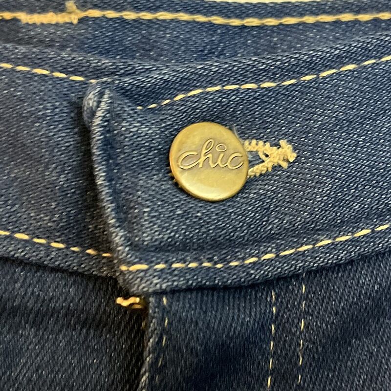 Vintage 80s CHIC Jeans Dark Wash Denim Pants  Medium - product image  