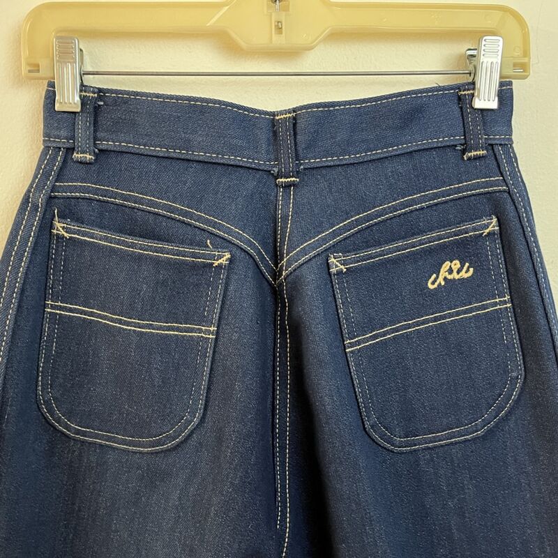 Vintage 80s CHIC Jeans Dark Wash Denim Pants  Medium - product image  