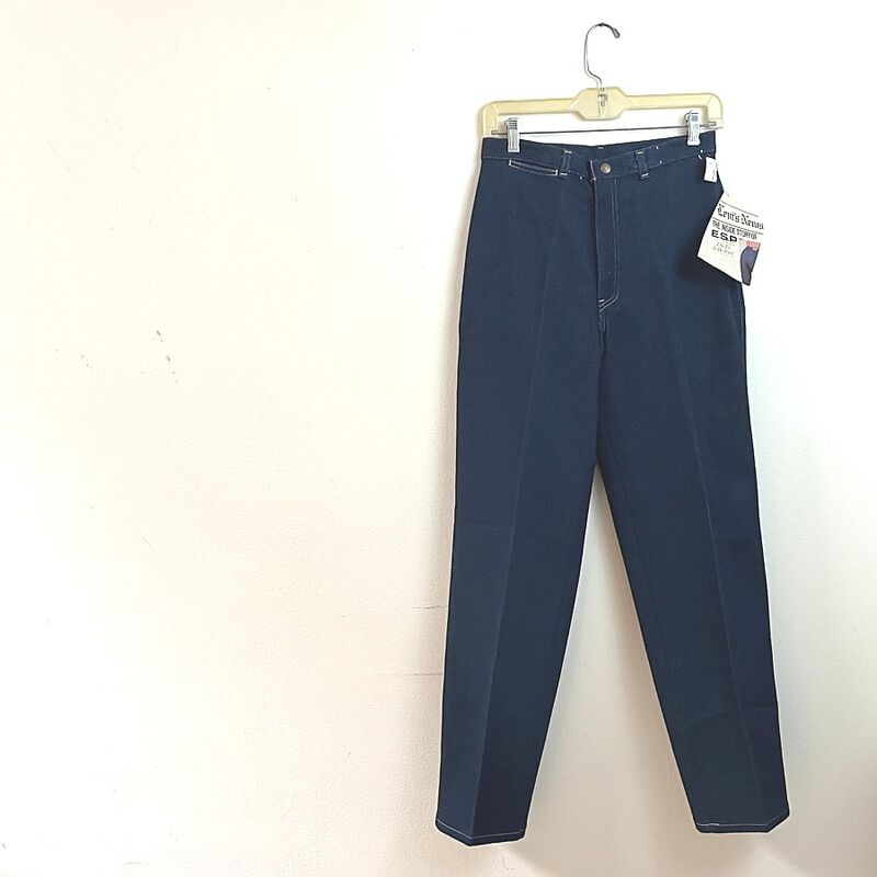 Vintage 80s Levi's E.S.P. Jeans Denim Dark Wash High Rise NWT Medium - product image  