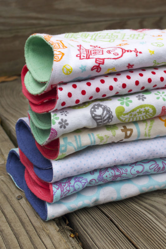 Burp cloth set of 7 - product image  