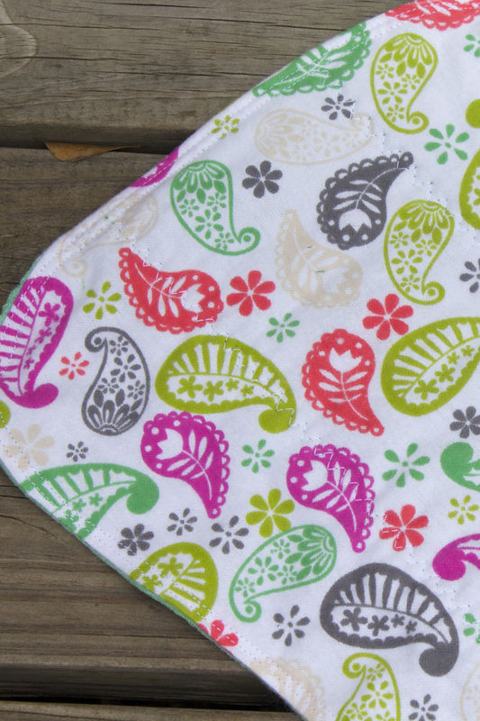 Paisley burp cloth - product image  
