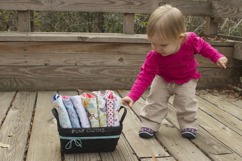 Paisley burp cloth - product image  