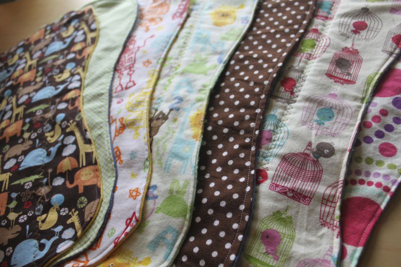 Burp cloth set of 7 - product image  