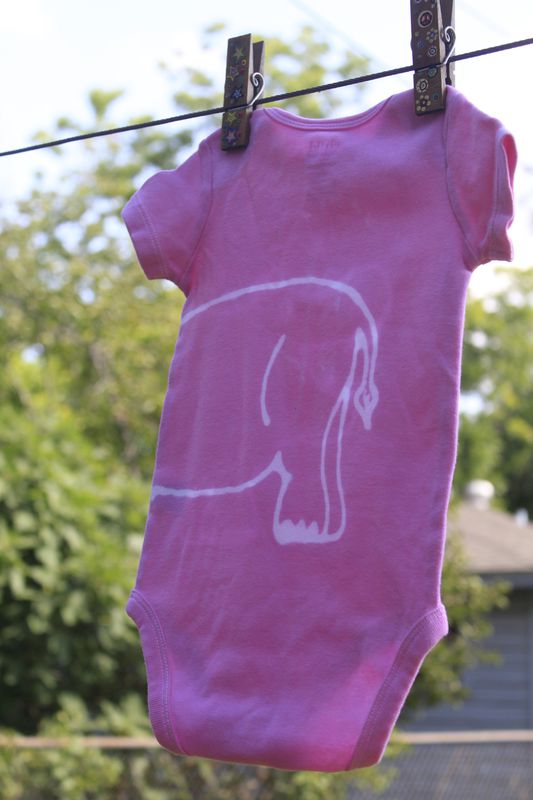 Hungry hungry the hippo - hand dyed onesie original design front & back - product image  