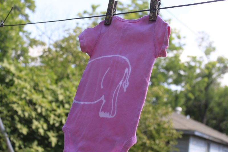 Hungry hungry the hippo - hand dyed onesie original design front & back - product image  