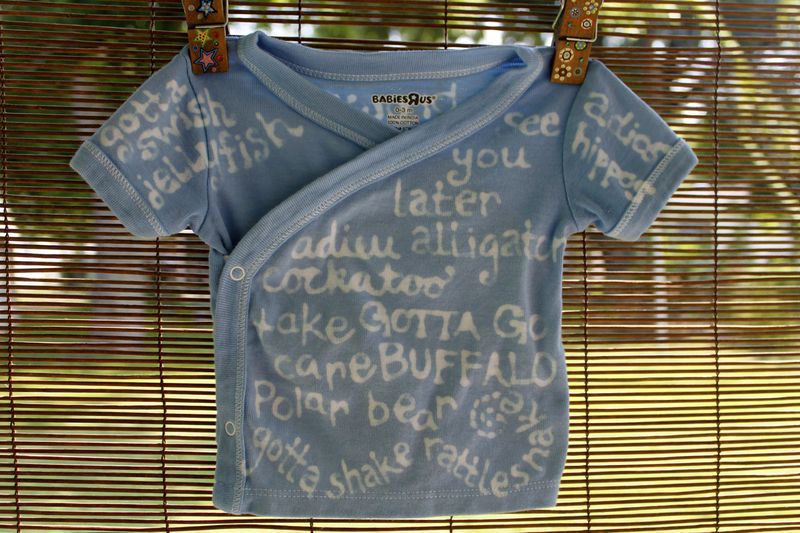 Better than goodbye, Animal goodbyes, kimono wrap infant top - product image  
