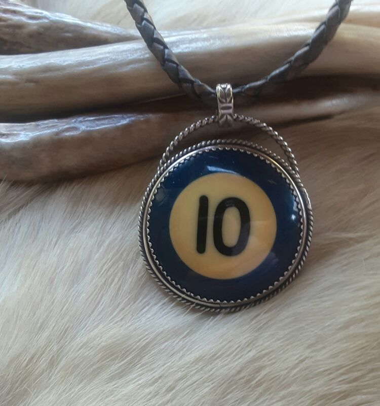 Vintage Pool Ball choker  - product images  of 