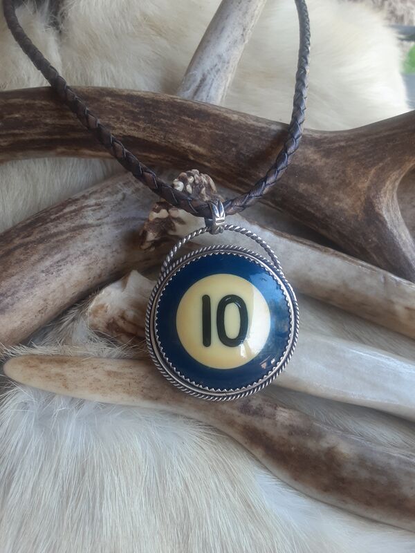 Vintage Pool Ball choker  - product images  of 
