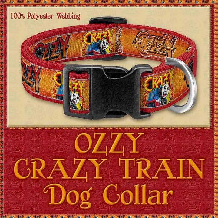Ozzy Crazy Train Dog or Cat Pet Collar - product image  