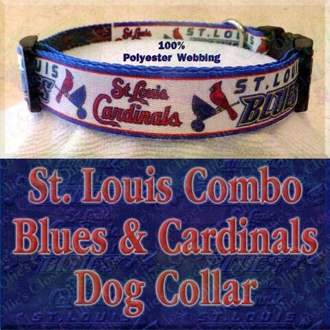 Saint,Louis,Cardinals,and,Blues,Combo,Baseball,Ice,Hockey,Designer,Novelty,Dog,Collar,Medium_Dog_Collar,Extra_Large_Collar,Sports_Dog_Collar,Large_Dog_Collar,St_Louis_Cardinals,St_Louis_Blues_Dog,Cardinals_Blues_Dog,Cardinals_Dog_Collar,Blues_Dog_Collar,NHL_Dog_Collar,MLB_Dog_Collar,Baseball_Dog_Collar,Ice_Hockey_Collar