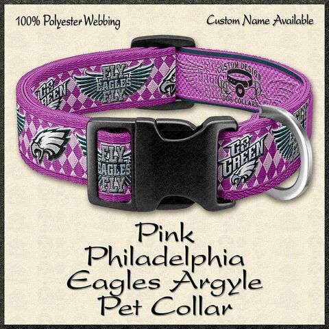 PINK,Argyle,Philadelphia,Eagles,Fly,Go,Green,NFL,Football,Designer,Novelty,Dog,Collar,Large_Dog_Collar,Philadelphia_Eagles,Eagles_Dog_Collar,Argyle_Eagles_Collar,Fly_Eagles_Fly_Dog,NFL_Eagles_Dog,Philly_Eagles_Collar,Pink_Eagles_Collar,Eagles_Webbing_Dog,custom_name_collar,Personalized_Eagles,PINK_Argyle_Eagles,Eagles_Argyle_Collar