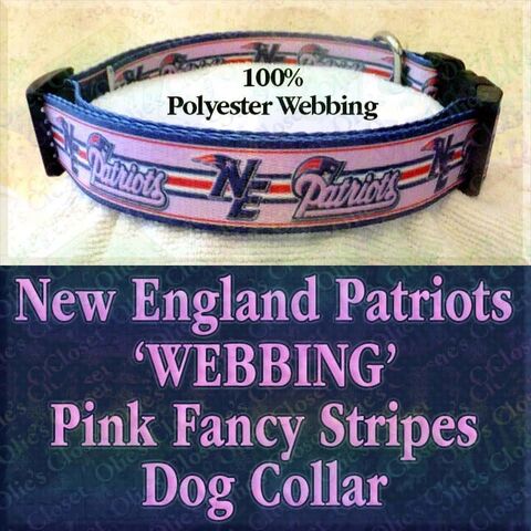 New,England,Patriots,Polyester,Webbing,PINK,Fancy,Stripes,Novelty,Dog,Collar,Medium_Dog_Collar,Sports_Dog_Collar,Large_Dog_Collar,PINK_Patriots_Dog,Pink_Patriots_Collar,NE_Pats_Pink_Collar,NE_Pink_Pats_Dog,New_England_Patriots,Football_Collar,Pink_Football_Dog,NE_Patriots_PINK_Dog,NE_Patriots_Pink,Polyester_Webbing