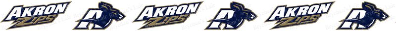 Akron University Zips Custom Designed Grosgrain Ribbon - product image  