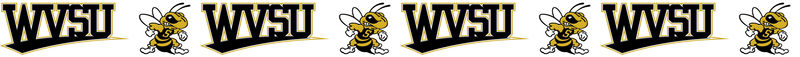West Virginia State University Custom Designed Grosgrain Ribbon - product image  