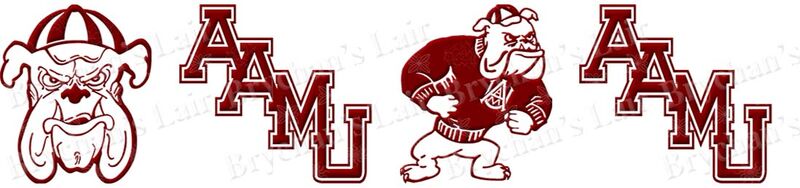 Alabama A&M University Bulldogs Design Custom Grosgrain Ribbon - product image  