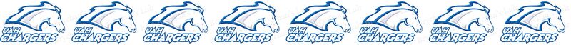Alabama University Huntsville Chargers Design Custom Grosgrain Ribbon - product image  