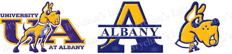  Albany University Great Danes Design Custom Grosgrain Ribbon - product image  