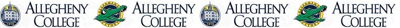 Allegheny College Design Custom Grosgrain Ribbon - product image  