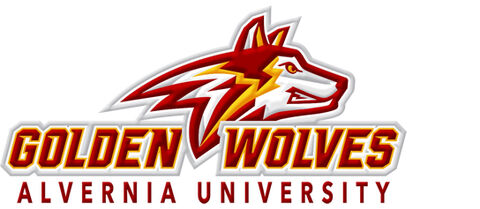 Alvernia,University,Golden,Wolves,Design,Custom,Grosgrain,Ribbon,Alvernia University Golden Wolves Custom Designed Grosgrain Ribbon, custom printed grosgrain ribbon, custom printed college university grosgrain ribbon, college university grosgrain ribbon by the yard