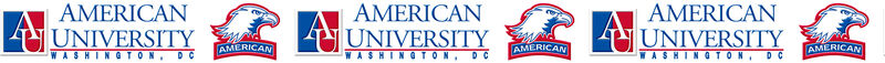 American University Design Custom Grosgrain Ribbon - product image  
