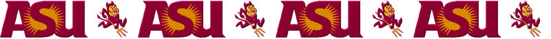 Arizona State University No2 Sparky Custom Grosgrain RibbonDesign Custom Grosgrain Ribbon - product image  