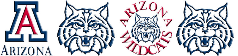Arizona University Wildcats Custom Grosgrain RibbonDesign Custom Grosgrain Ribbon - product image  