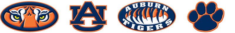 Auburn University Tigers Design NO2 Custom Designed Grosgrain Ribbon - product images