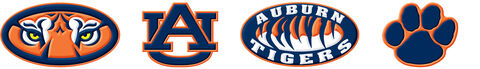 Auburn,University,Tigers,Design,NO2,Custom,Designed,Grosgrain,Ribbon,Auburn University Tigers Design No2 Custom Designed Grosgrain Ribbon, custom printed grosgrain ribbon, custom printed college university grosgrain ribbon, college university grosgrain ribbon by the yard