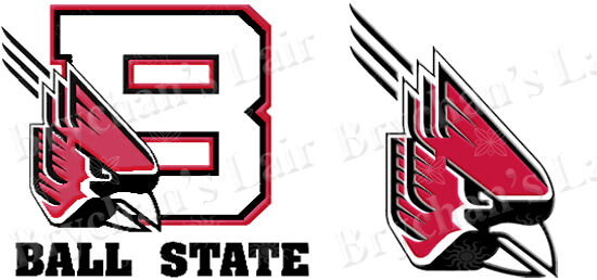 Ball State University Cardinals Custom Designed Grosgrain Ribbon - product image  