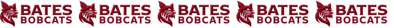 Bates College Bobcats Custom Designed Grosgrain Ribbon - product image  