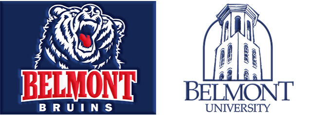 Belmont University Bruins Custom Designed Grosgrain Ribbon - product image  
