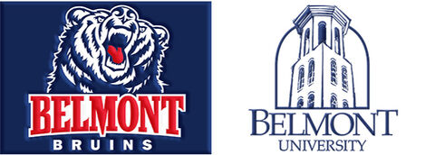 Belmont,University,Bruins,Custom,Designed,Grosgrain,Ribbon,Belmont University Bruins Custom Designed Grosgrain Ribbon, custom printed grosgrain ribbon, custom printed college university grosgrain ribbon, college university grosgrain ribbon by the yard