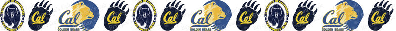 Berkeley California Golden Bears Custom Designed Grosgrain Ribbon - product image  