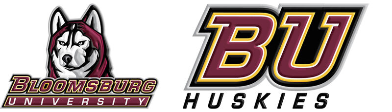 Bloomsburg University Huskies Custom Designed Grosgrain Ribbon - product image  