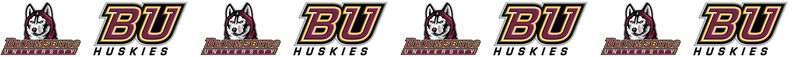 Bloomsburg University Huskies Custom Designed Grosgrain Ribbon - product image  