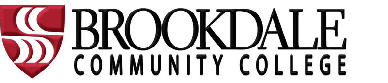 Brookdale (New Jersey - NJ) Community College Custom Designed Grosgrain Ribbon - product image  
