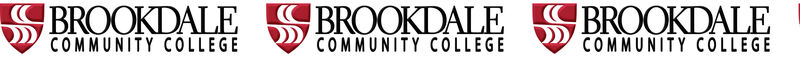 Brookdale (New Jersey - NJ) Community College Custom Designed Grosgrain Ribbon - product image  