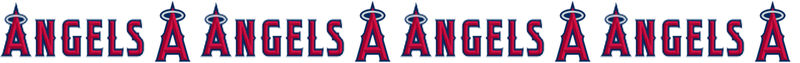 Anaheim Angels Grosgrain Ribbon Custom Printed by the Yard - product image  