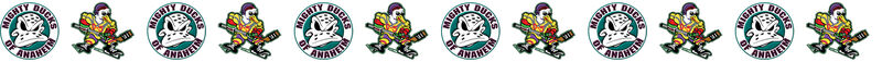 Anaheim Mighty Ducks Grosgrain Ribbon Custom Printed by the Yard - product image  