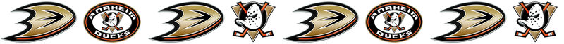 Anaheim Mighty Ducks No2 Grosgrain Ribbon Custom Printed by the Yard - product image  
