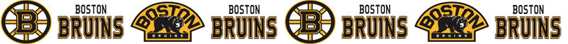 Boston Bruins Grosgrain Ribbon Custom Printed by the Yard - product image  