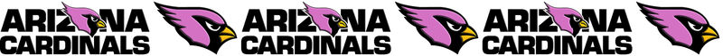 Arizona Cardinals PINK Grosgrain Ribbon Custom Printed by the Yard - product image  