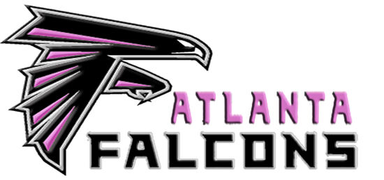 Atlanta Falcons PINK Grosgrain Ribbon Custom Printed by the Yard - product image  
