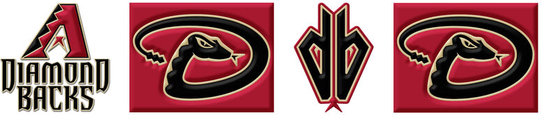 Arizona Diamondbacks Grosgrain Ribbon Custom Printed by the Yard - product image  