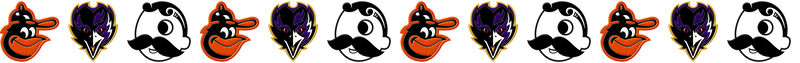 Baltimore Orioles Ravens Natty Boh Grosgrain Ribbon Custom Printed by the Yard - product image  
