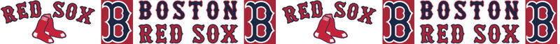 Boston Red Sox - ver. No1 - Grosgrain Ribbon Custom Printed by the Yard - product image  